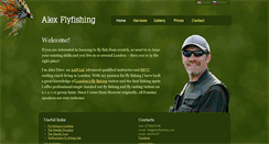 Desktop Screenshot of alexflyfishing.com